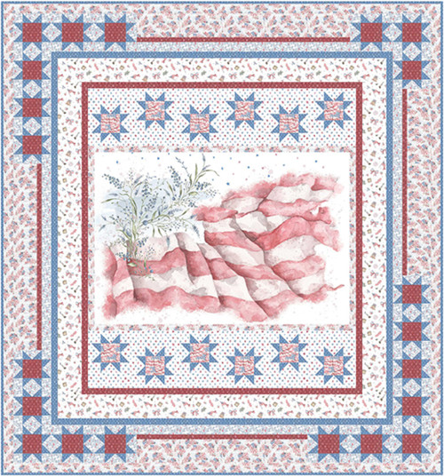 Pretty Patriot - Stars and Stripes Quilt