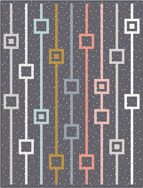 Small Talk - Square Talk Lines Throw