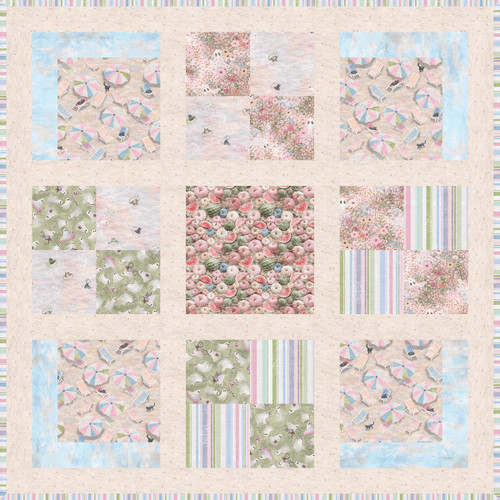 Summerween Fling - Four Patch Fun Quilt