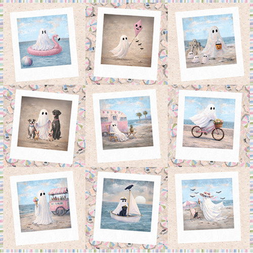 Summerween Fling - Beachy Ghosts Wallhanging