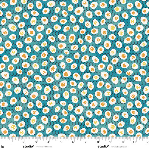 3023-71 Turquoise|| Oh, Cluck!