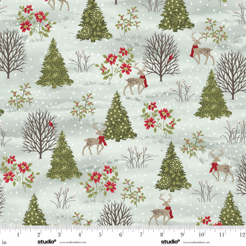 2376-11 Faded Denim || Snowfall and Sage