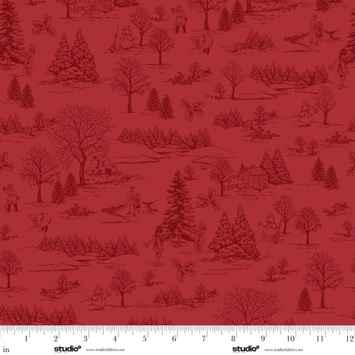 2380-88 Red || Snowfall and Sage