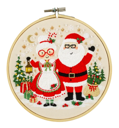 NORTH POLE SWEETHEARTS EMBROIDERY KIT