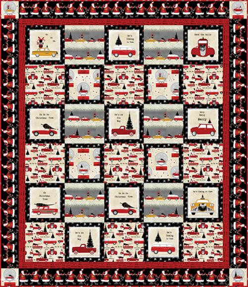 Alpine Ski Quilt 1 Studio E Fabrics