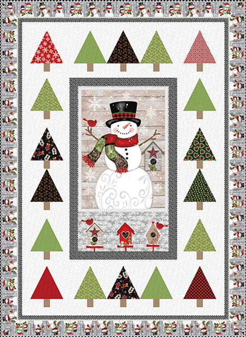 Snow Place Like Home-Flannel Quilt #1 ||  Snow Place Like Home 2-Ply Flannel