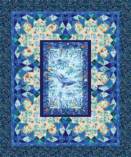 Deep Blue Sea Quilt #1 Deep Blue Sea Quilt #1