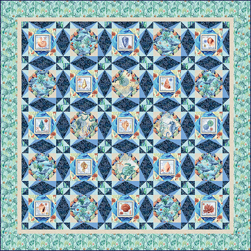 Deep Blue Sea Quilt #2 Deep Blue Sea Quilt #2