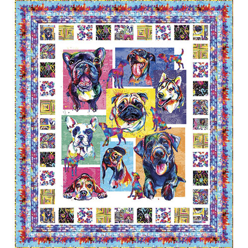 Dogs in the City Quilt Dogs in the City Quilt