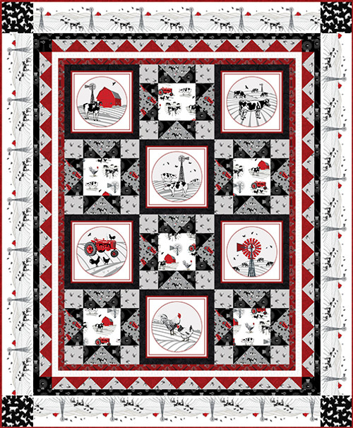 Scarlet Farm Quilt #1 Scarlet Farm Quilt #1