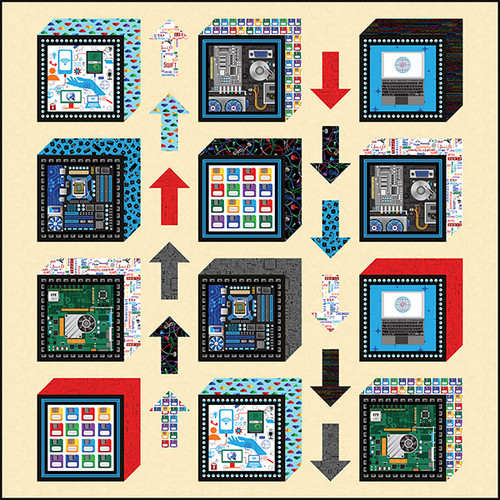 Data Point Quilt #1 Data Point Quilt #1