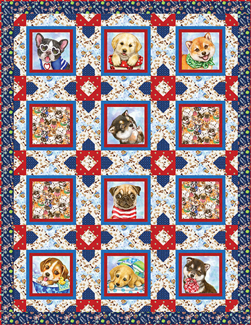 Trendy Pups Quilt #1 Trendy Pups Quilt #1