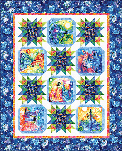 Spirit of the Wolf Quilt #2 Spirit of the Wolf Quilt #2