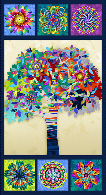 Studioe Fabrics | Fractal Forest-Digital | Art Loft | 7289P ...