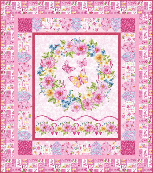 A Pink Celebration Quilt #1 A Pink Celebration Quilt #1