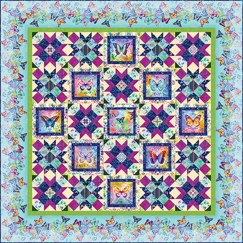 Butterfly Bliss Quilt 2 Studio E Fabrics