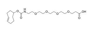 **TCO-PEG4-Acid - 100 mg, Ship product on dry ice **TCO-PEG4-Acid - 100 mg, Ship product on dry ice
