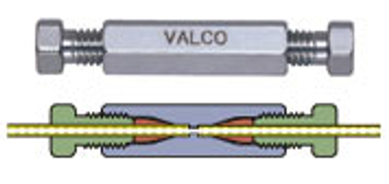 Union, Internal, 1/16", 1.0mm (0.040) bore, SS
