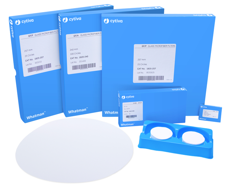 CYTIVA Glass Microfiber Filter Papers, 
Filter Circles, 37mm Diameter, Binder Free Grade GF/A, 100/pk