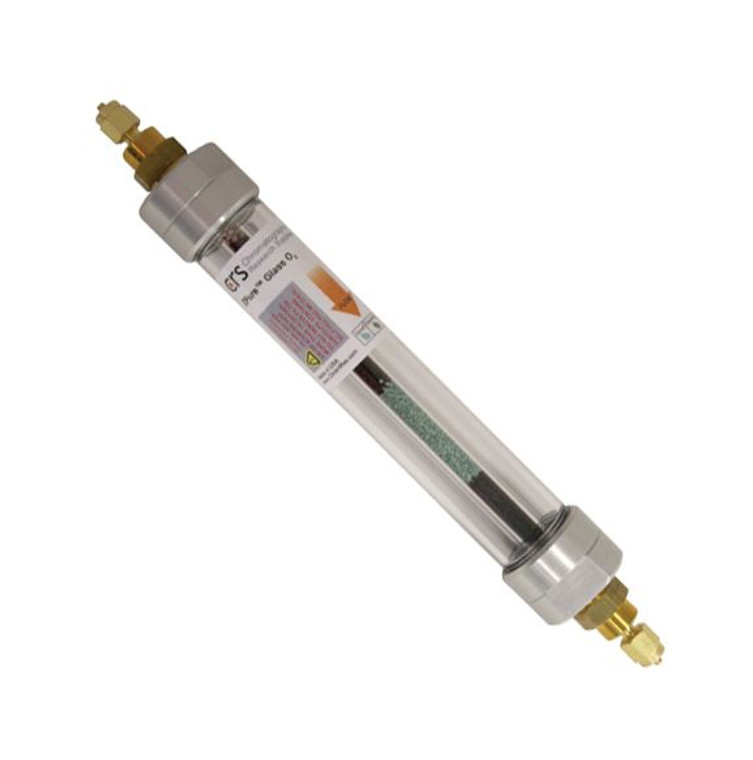 ZPure Glass O2 Filter, 1/4" Brass Fittings