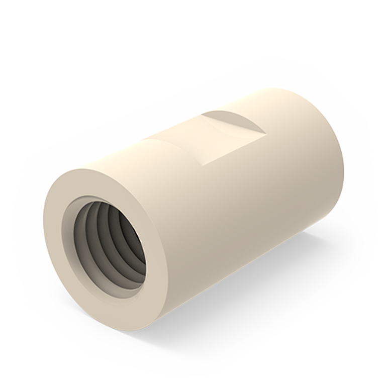 Union, Low Pressure, 1.3 mm Bore, PEEK, Complete