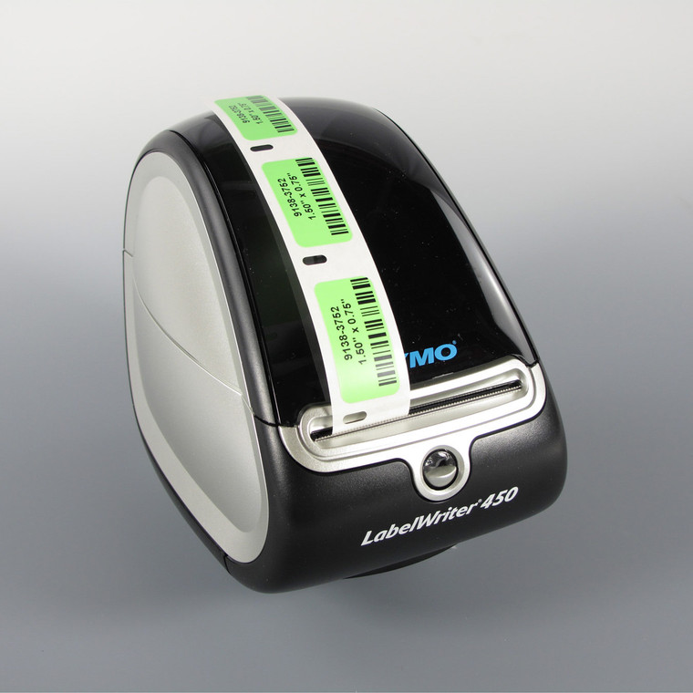 Direct Thermal Cryo-Tags, green labels for 2.0 ml tubes, 1.5" L x 0.75" W. For direct thermal printers