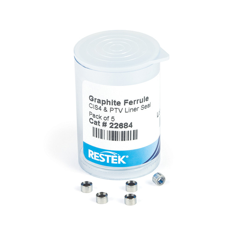 Ferrule, Graphite CIS4 and PTV Liner Seal, 5/pk.