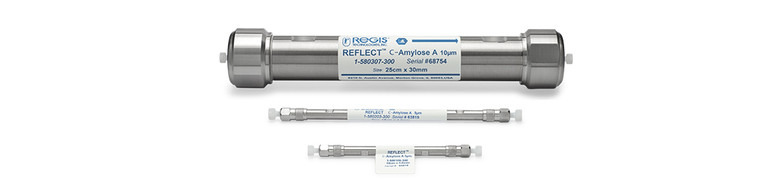 Reflect™ C-Amylose A - 5 µm, 1000 Å, 250 mm x 10 mm