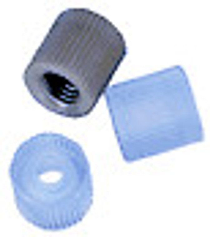 Nut, External, Cheminert 1/4-28 for 1/16" flanged tube ends, CTFE