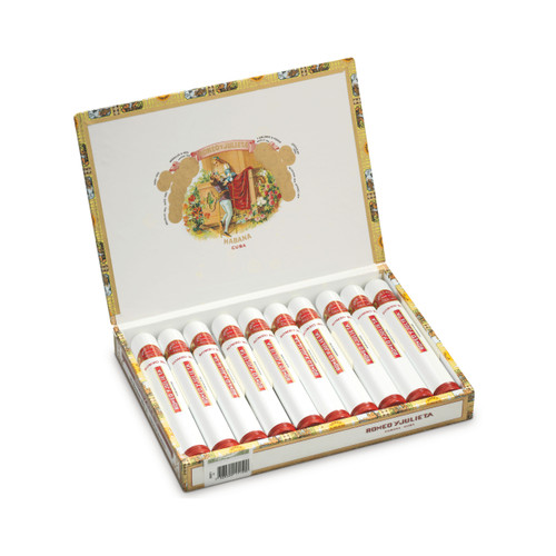 Romeo y Julieta No. 1 Tubos in der 10er Kiste mit offenem Deckel