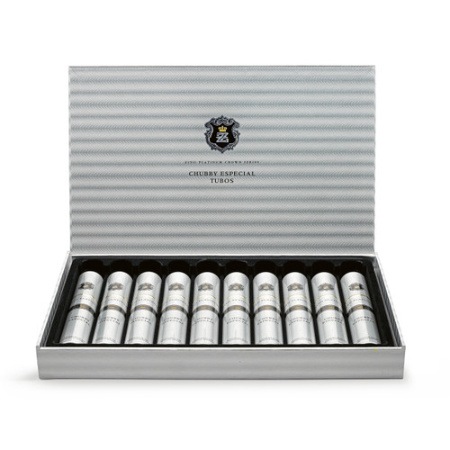 Zino Platinum Crown Series  Chubby Especial Zigarren in der 10er Kiste mit offenem Deckel