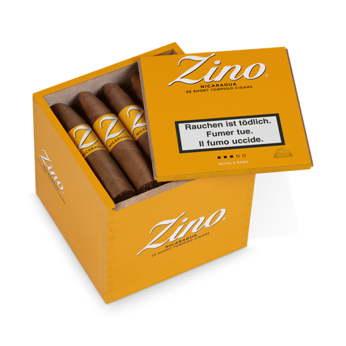 Zino Nicaragua Short Topedo Zigarren in der 25er Kiste, offen