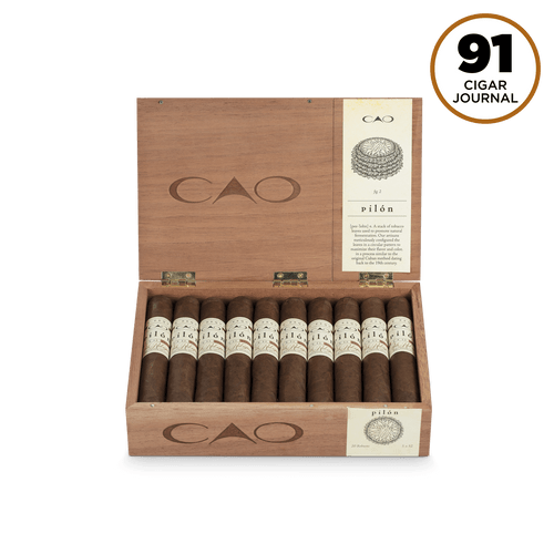 Prämierte CAO Pilón Robusto Extra Zigarre in 2er Box offen, 91 Cigar Journal Punkte Prämierte CAO Pilón Robusto Extra Zigarre in 2er Box offen, 91 Cigar Journal Punkte