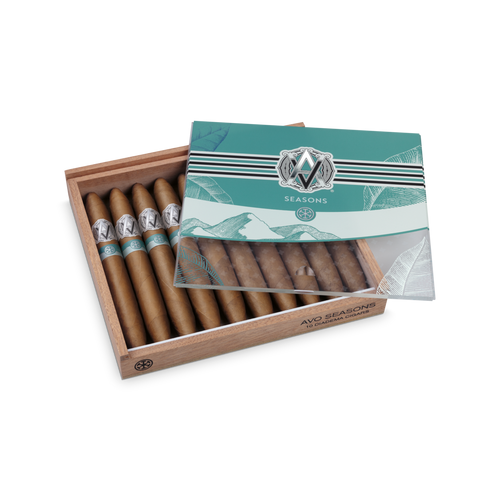 Avo Seasons Limited Edition 2023 vom Winter inspiriert Zigarren in der 10er Kiste mit offenem Deckel