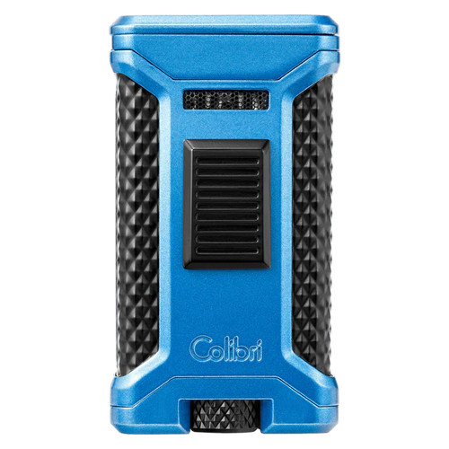 Colibri Ascari Feuerzeug Blau mit 3 Jet Flammen
