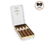 Prämierte Davidoff Winston Churchill «The Original Series» Belicoso Zigarre  in 4er Blechdose offen, 90 Cigar Journal Punkte