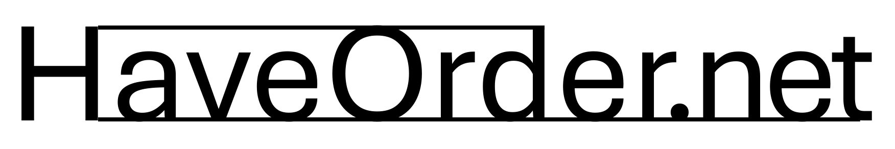 HaveOrder.net logo with minimalist horizontal lines connecting the H and D, symbolizing streamlined organization and clarity.