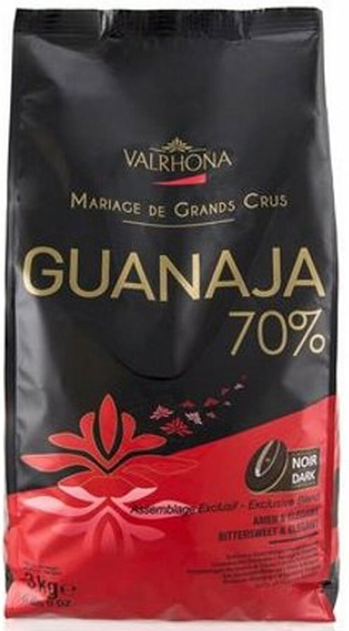 Chocolat de couverture Valrhona en fèves Grand Cru Guanaja 70% - Valrhona