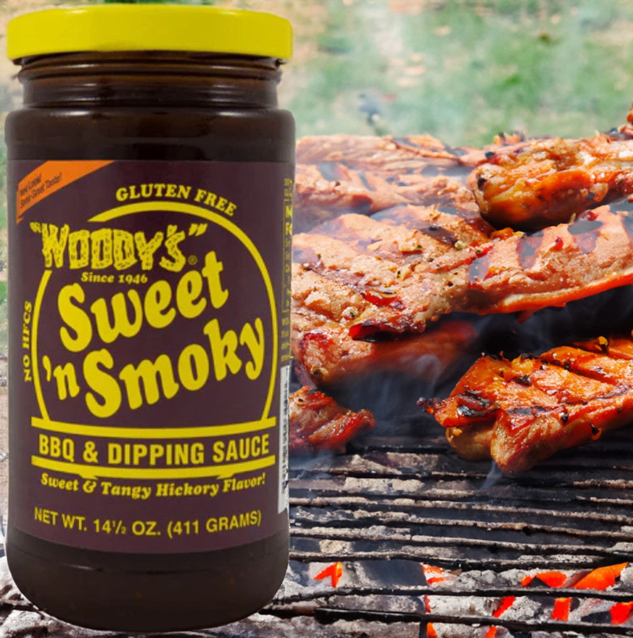 Woody's Cook-in' Sauce Barbecue Concentrate 13oz (Pack of 3)