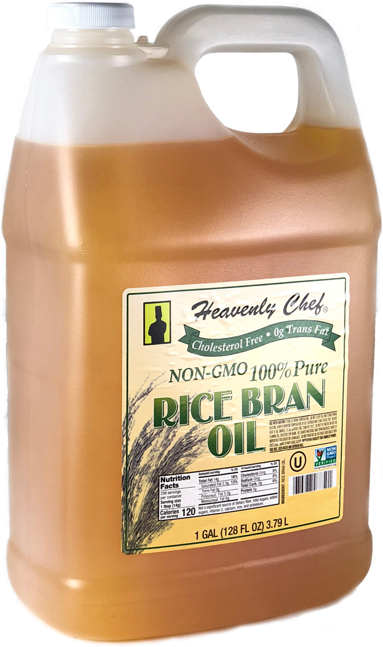 Heavenly Chef, Rice Bran Oil, Kosher, 100% Non-GMO Rice, 1 Gallon