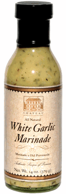 Chateau White Garlic Marinade bottle