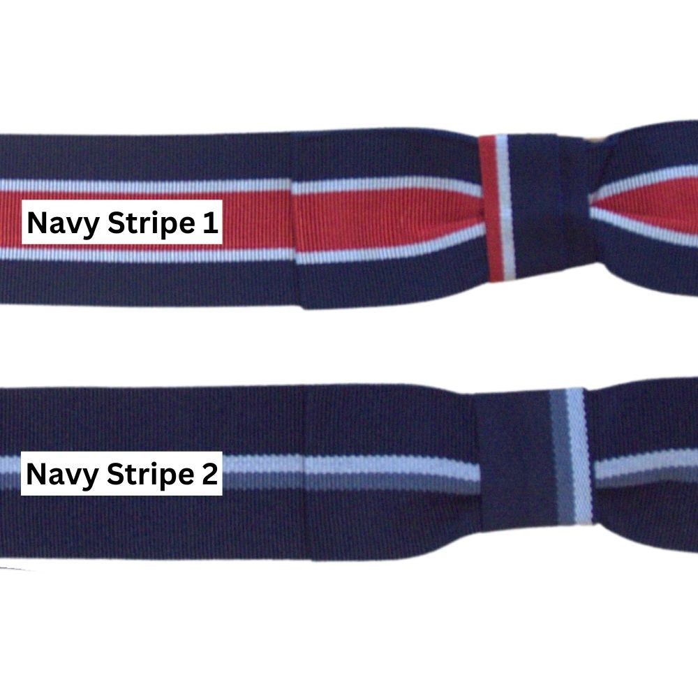 Navy Stripe 1 / 2 Hat Bands