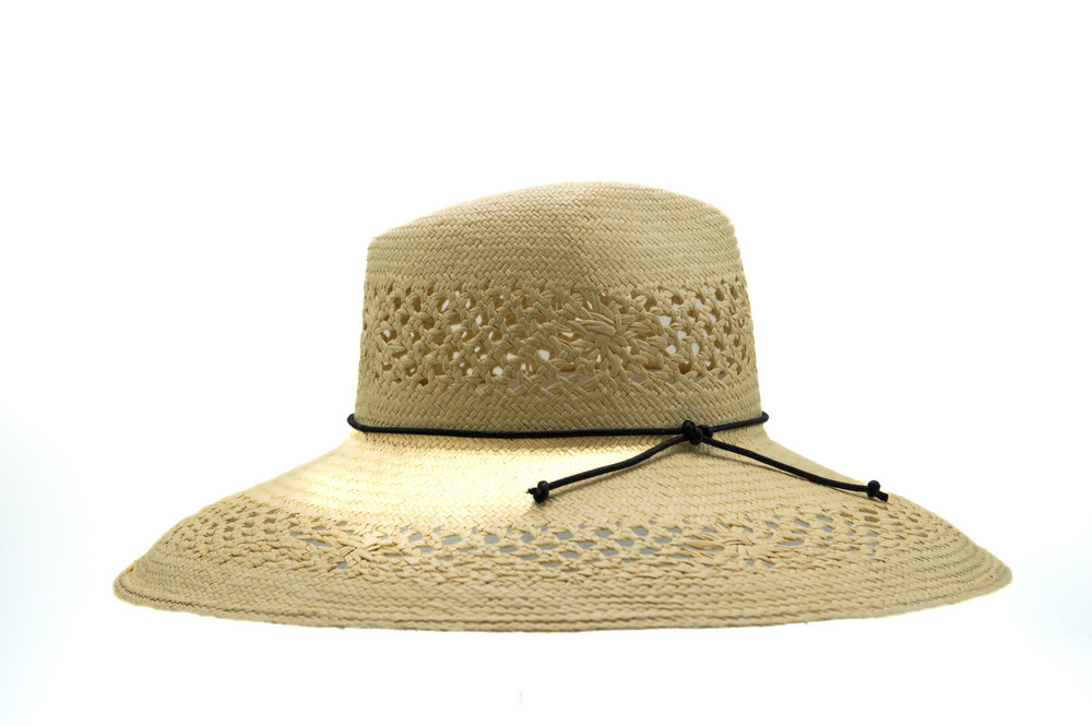 Ladies Floral Weave Panama
