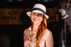 Ladies Folding Panama Hat