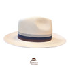 Stone, Navy & Burgundy Stripe