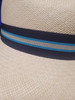 Natural with Navy and Sky Blue Stripe