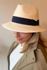 Natural with Navy Band