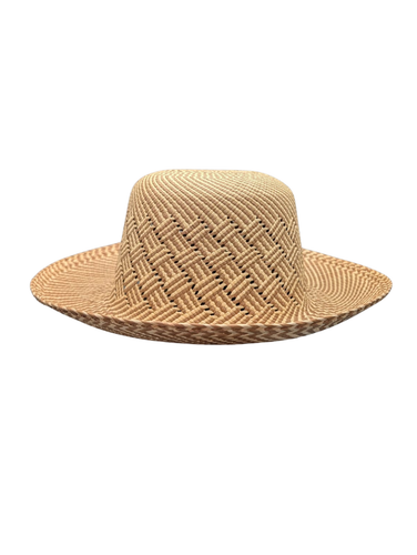 Sienna Panama Hat – Wide Brim Handwoven Ecuador Straw