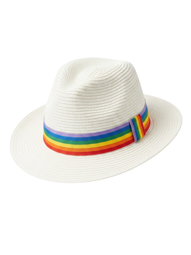 Ladies Safari Panama with Rainbow Band