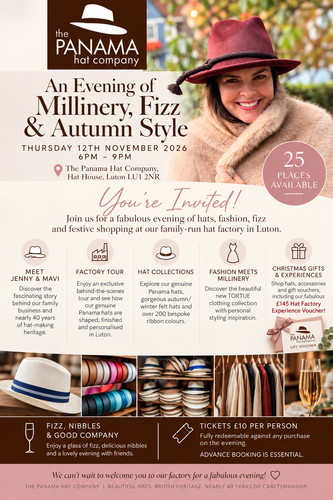 An Evening of Millinery, Fizz & Autumn Style
